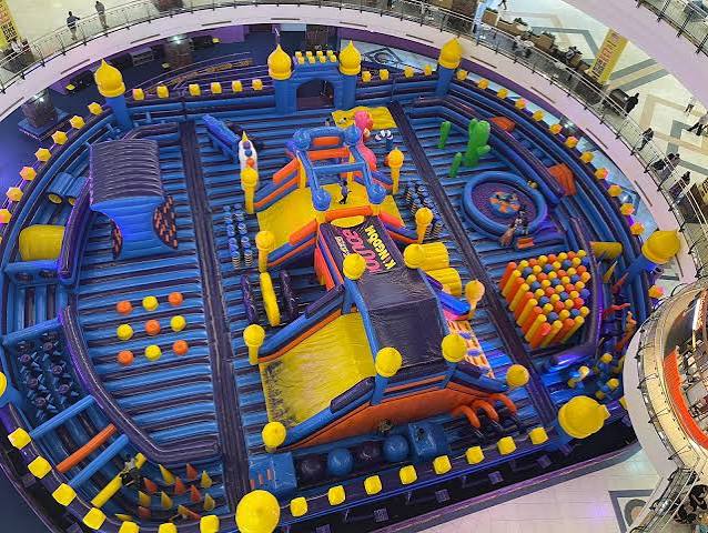 High-Energy Inflata Park Adventure in Qatar