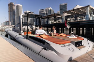 Blue Yonder Skipper 42ft Yacht Charter Dubai | Luxury Private Yacht Cruise for 8 Guests