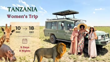 Safari Sisters Tanzania: 9 Days of Luxury, Wildlife & Wellness | 10–18 Dec (Women Only)