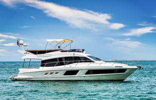 The Pearl Majesty 48ft Yacht Rental Dubai | Luxury Private Yacht Charter for 12 Guests