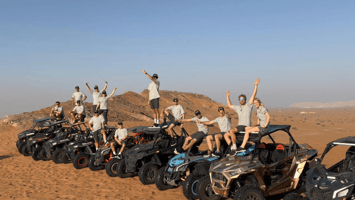 Dubai Dunes Trio: Buggies, Camels & Sandboarding