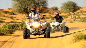 90-Minute Morning Quad Bike Adventure in Bassata Village RAK | Desert Thrill Experience