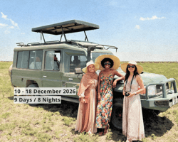 Safari Sisters Tanzania: 9 Days of Luxury, Wildlife & Wellness | 10–18 December 2026 (Women Only)