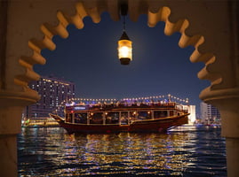 Premium Royal Creek Cruise & Dining Experience Dubai | Luxury Dhow Dinner Cruise Dubai Creek