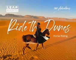 LEAP Attendees: Horse Riding in the Dunes of Riyadh