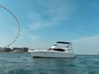 Luxurious Conwy 60 Yacht Experience - Max 18 Guests - Starting from 599 AED