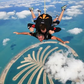 Tandem Skydive at Palm Dubai | Skydiving Experience Over Palm Jumeirah UAE