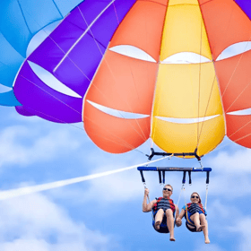 Parasailing in Ras Al Khaimah | Scenic Aerial Water Adventure & Coastal Views