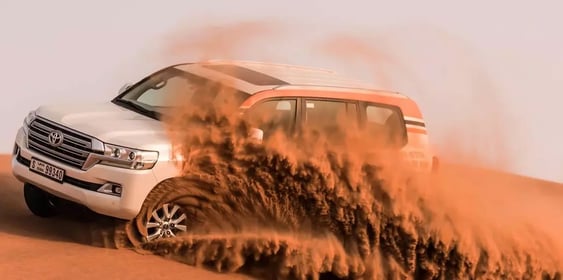 4x4 Premium Evening Desert Safari Dubai | Dune Bashing, BBQ Dinner & Desert Experience UAE