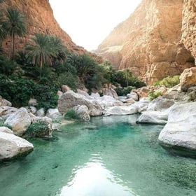 جولة كاملة في وادي شاب وفتحة بيمه