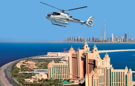 Atlantis Dubai Helicopter Tour Private Flight | Palm Jumeirah Aerial Experience UAE