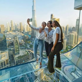 Sky Views Dubai Observatory | Glass Slide & Edge Walk Fun Experience