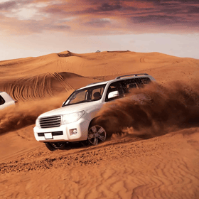 4x4 Evening Deluxe Desert Safari Dubai | Dune Bashing, BBQ Dinner & Live Shows