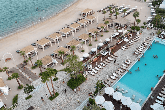Luxury Bagatelle Beach Club Doha Experience at Al Maha Island, Lusail