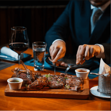 Premium Steakhouse Dining Experience at Hunters Room & Grill, Doha