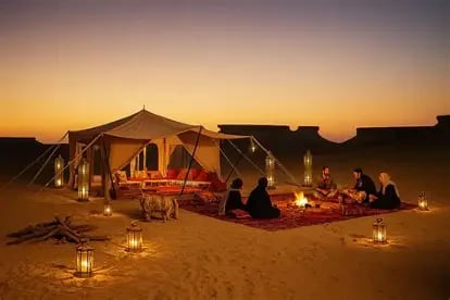 Exciting Overnight Desert Safari Adventure with Camping Experience in Qatar
