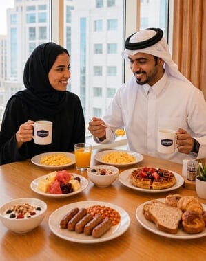 Hampton by Hilton Doha Old Town International Breakfast Buffet Experience