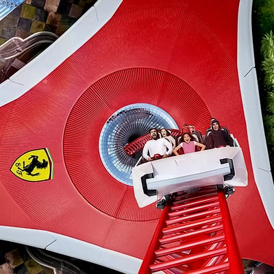 Ferrari World Abu Dhabi Experience | High-Speed Rides & Thrills on Yas Island