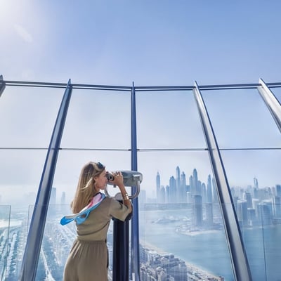 Dubai Stadtrundfahrt mit atemberaubendem Blick auf die Palme