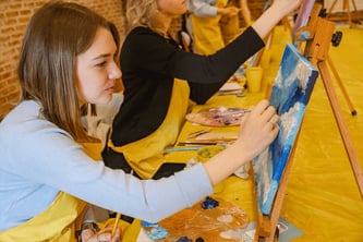 Outdoor Canvas Painting in Qatar