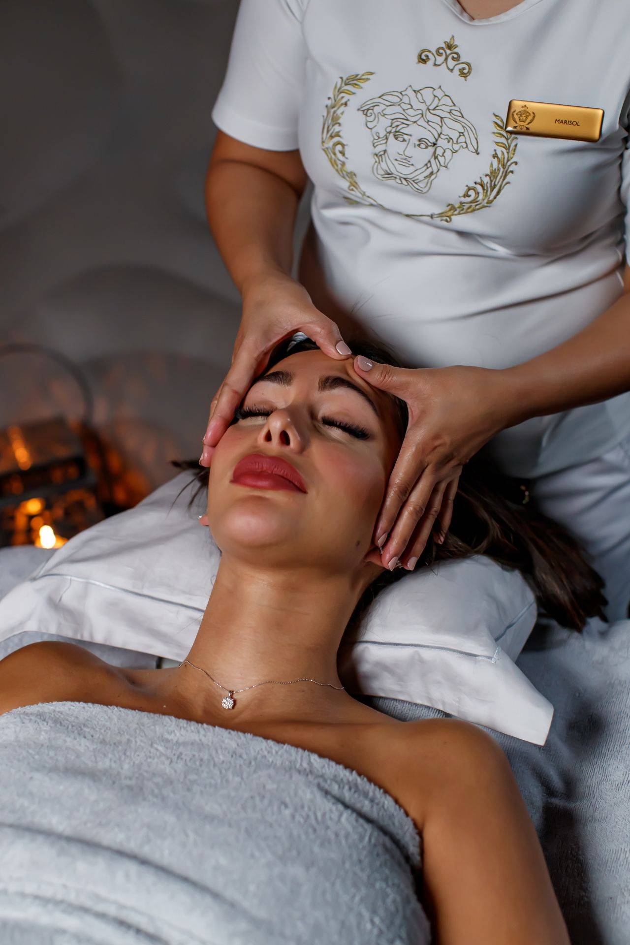 تجربة سبا تيكميدا في بالازو فيرساتشي دبي