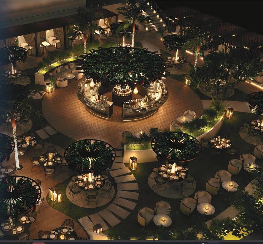 تجربة الإفطار في رمضان في مجلس شجرة البيت تاج دبي